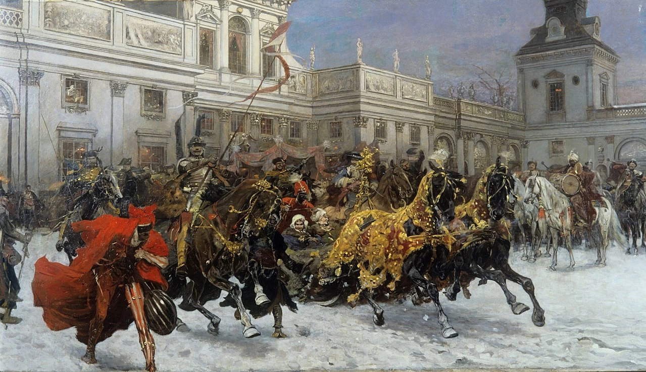 La partenza di Marysieńka da Wilanów